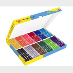 Tykke tusjer  96 stk