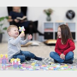 Plus plus big pastell 200 biter boks (konomi-pakke)