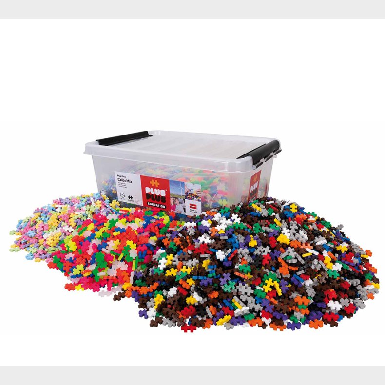 Plus plus mini fargemix 6000 biter (stor-pakning)