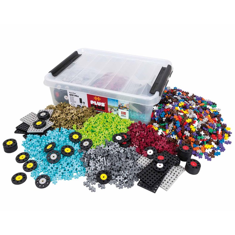 Plus plus mini go fargemix 2600 biter boks (�konomi-pakke)