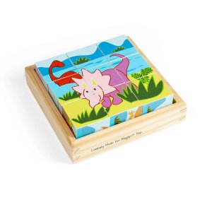 Kubepuslespill Dinosaurer  6 motiver