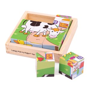 Kubepuslespill Grdsdyr  6 motiver