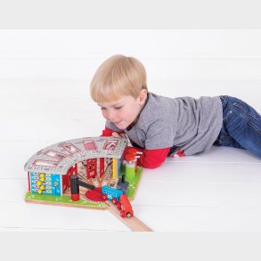 Togstall med sporveksler