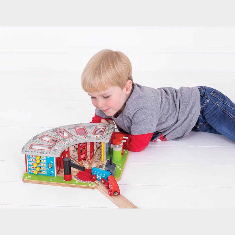 Togstall med sporveksler