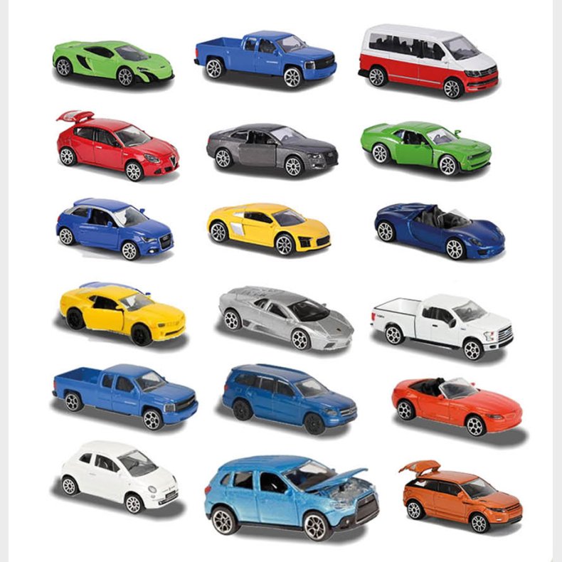 Metallbiler - Pakke med 144 biler