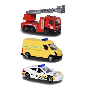 Norske n�detater metallbiler - 18 biler