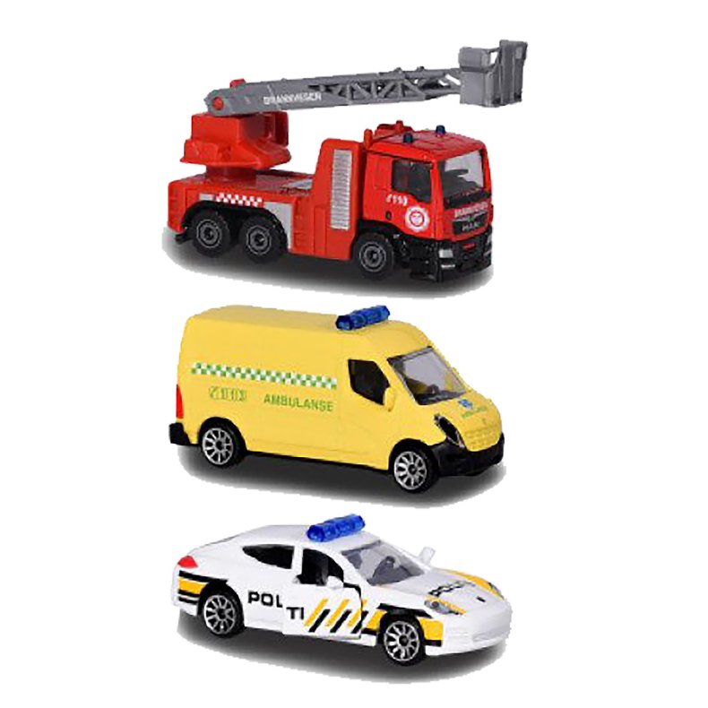 Norske n�detater metallbiler - 36 biler