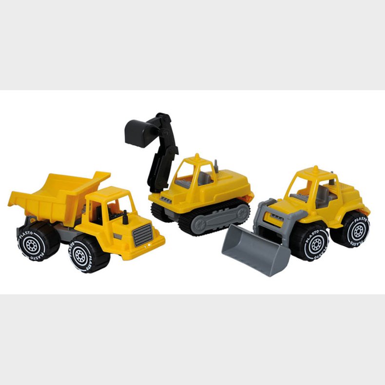 Pakke  3 stk Gravebiler