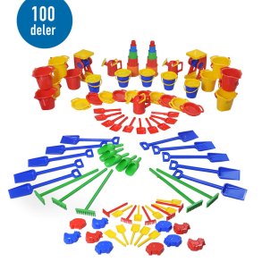 Sandkassepakke � 100 deler