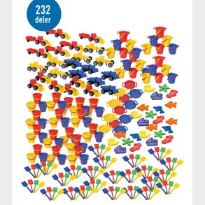 Sandkassepakke C  228 deler