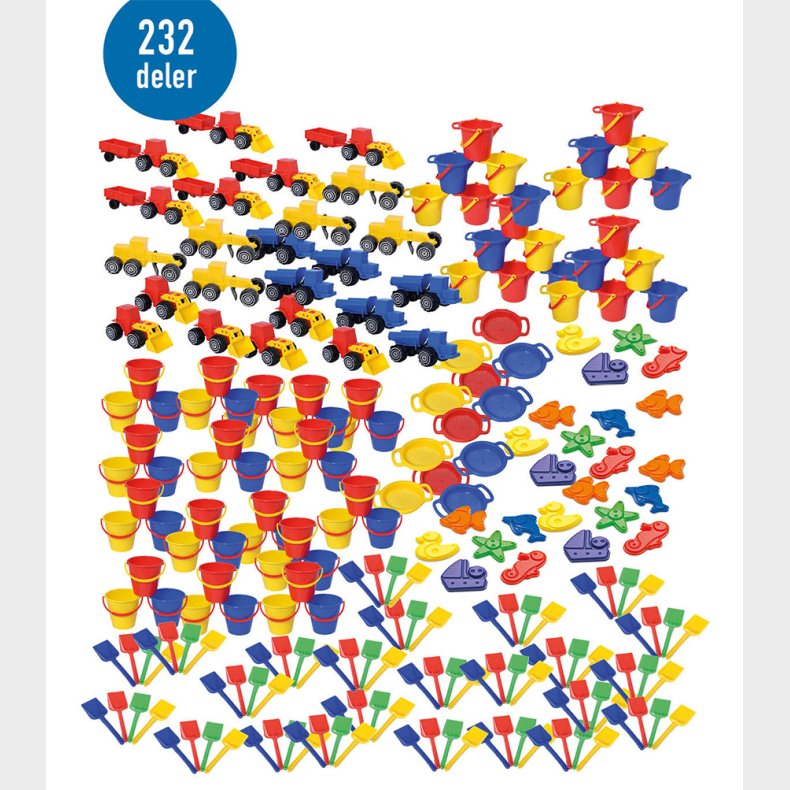 Sandkassepakke C  228 deler