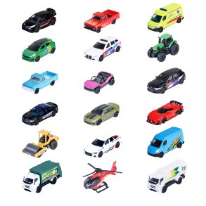 Metallbiler - Pakke med 72 biler