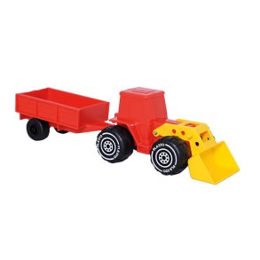 Sandkassebil � Traktor med henger