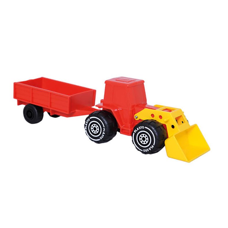 Sandkassebil � Traktor med henger