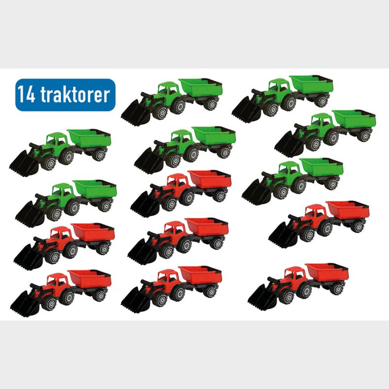 Traktorpakke B  14 stk